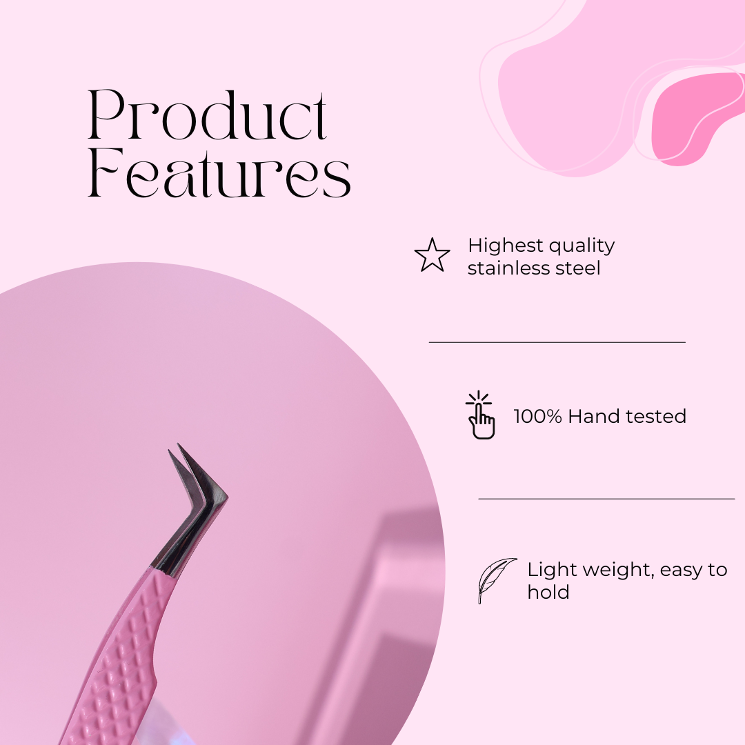 L Shape Volume Tweezer x Hello Kitty